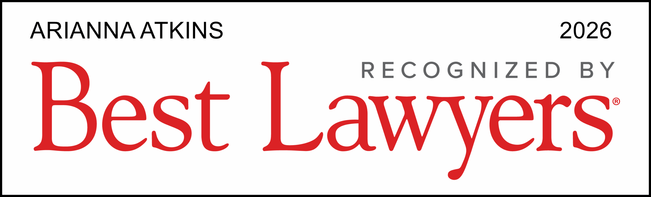 Best Lawyers Arianna Atkins